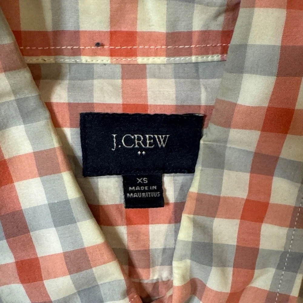 J. Crew Red and Blue Plaid Casual Shirt